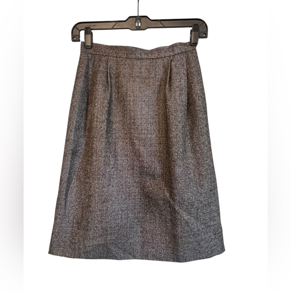 Vintage 90's Sanyo Tokyo Pure Wool Skirt Size 8 Dark Academia Poetcore